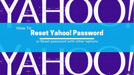 How to Reset Yahoo! Password
